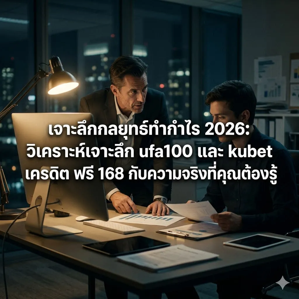 เจาะลึกกลยุทธ์ทำกำไร 2026: วิเคราะห์เจาะลึก ufa100 และ kubet เครดิต ฟรี 168 กับความจริงที่คุณต้องรู้