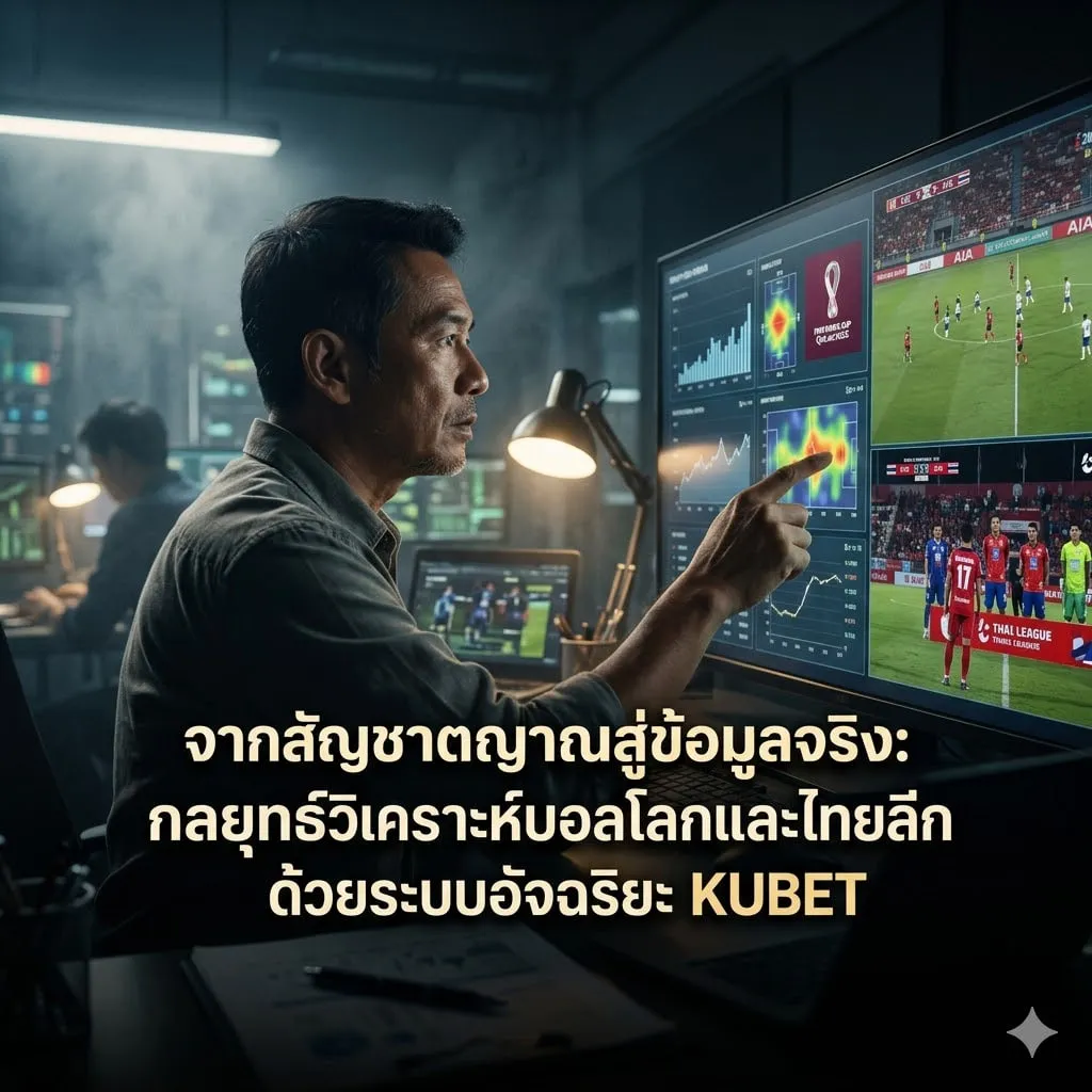 จากสัญชาตญาณสู่ข้อมูลจริง: กลยุทธ์วิเคราะห์บอลโลกและไทยลีกด้วยระบบอัจฉริยะ KUBET